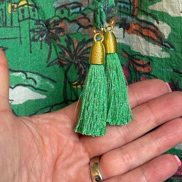 Nanette Lepore Printed Flounce Midi Skirt Size Large NWT - Picture 5 of 9